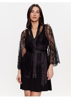 Hunkemöller Szlafrok 191636 Czarny Regular Fit ze sklepu MODIVO w kategorii Szlafroki damskie - zdjęcie 182596754