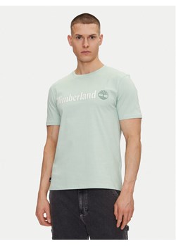 Timberland T-Shirt TB0A5UPQ Zielony Regular Fit ze sklepu MODIVO w kategorii T-shirty męskie - zdjęcie 182596840
