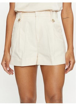 TWINSET Szorty materiałowe 241TP2565 Écru Loose Fit ze sklepu MODIVO w kategorii Szorty - zdjęcie 182596882