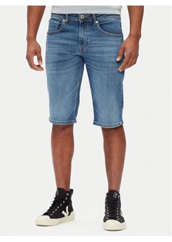 Pepe Jeans Szorty jeansowe Cash PM801081 Niebieski Straight Fit ze sklepu MODIVO w kategorii Spodenki męskie - zdjęcie 182596932