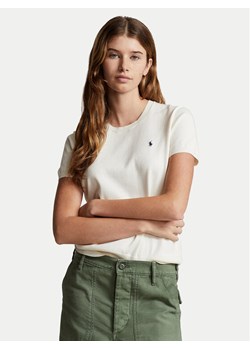 Polo Ralph Lauren Sweter 211891673001 Écru Relaxed Fit ze sklepu MODIVO w kategorii Swetry damskie - zdjęcie 182597091