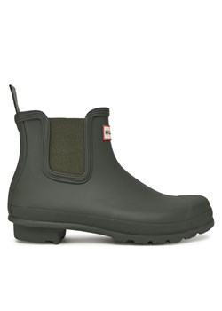 Hunter Kalosze WFS2078RMA Khaki ze sklepu MODIVO w kategorii Kalosze damskie - zdjęcie 182597102