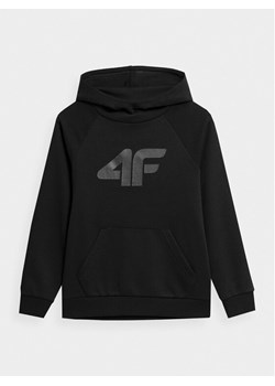 4F Bluza 4FJAW23TSWSM626 Czarny Regular Fit ze sklepu MODIVO w kategorii Bluzy chłopięce - zdjęcie 182597133