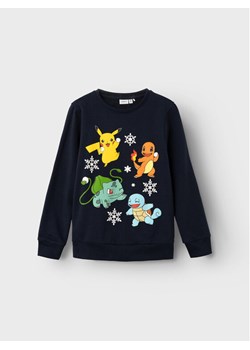 NAME IT Bluza POKEMON 13222364 Granatowy Regular Fit ze sklepu MODIVO w kategorii Bluzy chłopięce - zdjęcie 182597213