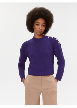 Morgan Sweter 232-MARIN Fioletowy Regular Fit ze sklepu MODIVO w kategorii Swetry damskie - zdjęcie 182597230