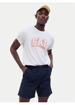 Gap T-Shirt 664011-02 Biały Regular Fit ze sklepu MODIVO w kategorii T-shirty męskie - zdjęcie 182597254