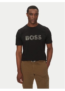 BOSS T-Shirt Te_Logotexture 50534923 Czarny Regular Fit ze sklepu MODIVO w kategorii T-shirty męskie - zdjęcie 182597324