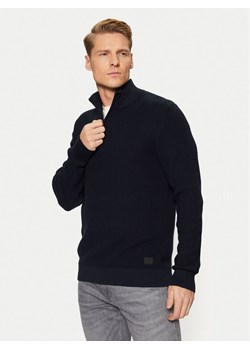 s.Oliver Sweter 2150765 Granatowy Regular Fit ze sklepu MODIVO w kategorii Swetry męskie - zdjęcie 182597424