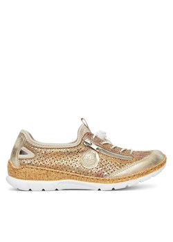 Rieker Sneakersy N42V1-92 Beżowy ze sklepu MODIVO w kategorii Buty sportowe damskie - zdjęcie 182597440