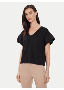 Sisley T-Shirt 3AIRL400M Czarny Regular Fit ze sklepu MODIVO w kategorii Bluzki damskie - zdjęcie 182597450