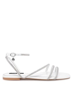 Nine West Sandały WFA2766-1 Biały ze sklepu MODIVO w kategorii Sandały damskie - zdjęcie 182597483