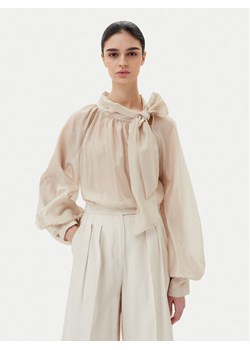 ViCOLO Bluzka TD0587 Beżowy Relaxed Fit ze sklepu MODIVO w kategorii Bluzki damskie - zdjęcie 182597514
