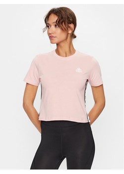 Kappa T-Shirt 313021 Koralowy Relaxed Fit ze sklepu MODIVO w kategorii Bluzki damskie - zdjęcie 182597613