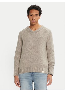 Mustang Sweter Edmonds 1015481 Beżowy Regular Fit ze sklepu MODIVO w kategorii Swetry męskie - zdjęcie 182597762