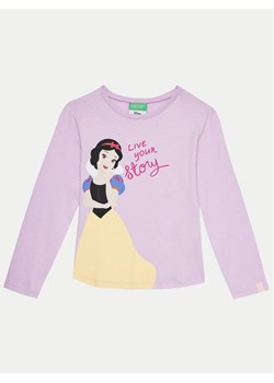 United Colors Of Benetton Bluzka 3ATNG10H8 Fioletowy Regular Fit ze sklepu MODIVO w kategorii Bluzki dziewczęce - zdjęcie 182597803