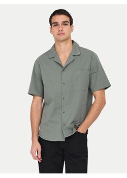Only & Sons Koszula Eye Resort 22030342 Zielony Relaxed Fit ze sklepu MODIVO w kategorii Koszule męskie - zdjęcie 182597834