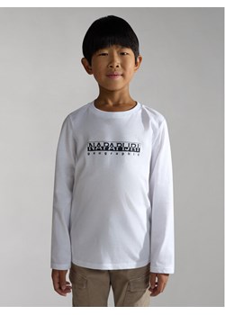 Napapijri Bluzka S-Box NP0A4GNI D Biały Regular Fit ze sklepu MODIVO w kategorii T-shirty chłopięce - zdjęcie 182597844