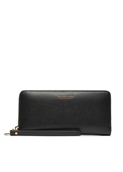 MICHAEL Michael Kors Duży Portfel Damski 32F4GJ6T3L Czarny ze sklepu MODIVO w kategorii Portfele damskie - zdjęcie 182597983