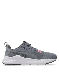 Puma Sneakersy Wired Run Pure Jr 390847 07 Szary ze sklepu MODIVO w kategorii Buty sportowe dziecięce - zdjęcie 182598061