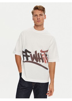 Off-White T-Shirt OMAA119G21JER0050129 Biały Regular Fit ze sklepu MODIVO w kategorii T-shirty męskie - zdjęcie 182598100