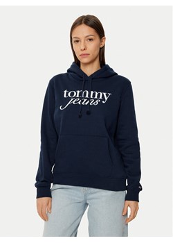 Tommy Jeans Bluza DW0DW20170 Granatowy Regular Fit ze sklepu MODIVO w kategorii Bluzy damskie - zdjęcie 182598184