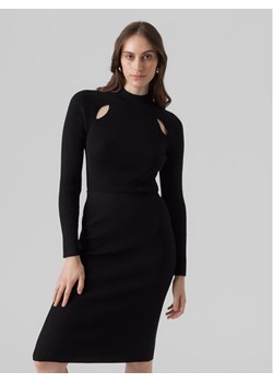 Vero Moda Sweter 10290675 Czarny Slim Fit ze sklepu MODIVO w kategorii Swetry damskie - zdjęcie 182598203