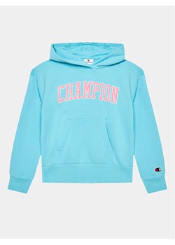 Champion Bluza 404654 Niebieski Regular Fit ze sklepu MODIVO w kategorii Bluzy dziewczęce - zdjęcie 182598220