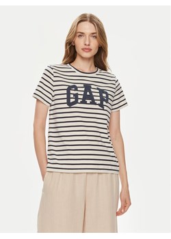 Gap T-Shirt 871061-00 Beżowy Regular Fit ze sklepu MODIVO w kategorii Bluzki damskie - zdjęcie 182598234