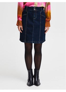 Fransa Spódnica jeansowa 20612738 Granatowy Regular Fit ze sklepu MODIVO w kategorii Spódnice - zdjęcie 182598243