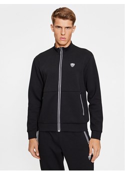 EA7 Emporio Armani Bluza 8NPM19 PJ4EZ 1200 Czarny Regular Fit ze sklepu MODIVO w kategorii Bluzy męskie - zdjęcie 182598251