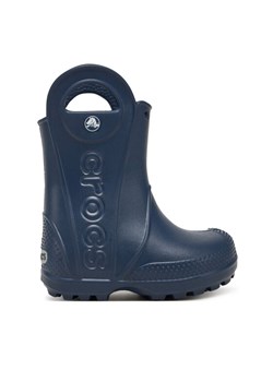 Crocs Kalosze Handle It Rain Boot T 211056 Granatowy ze sklepu MODIVO w kategorii Kalosze dziecięce - zdjęcie 182598533
