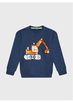 Blue Seven Bluza 864677 Granatowy Regular Fit ze sklepu MODIVO w kategorii Bluzy chłopięce - zdjęcie 182598574