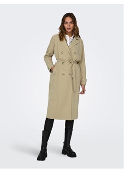 JDY Trencz Panther 15281785 Beżowy Regular Fit ze sklepu MODIVO w kategorii Płaszcze damskie - zdjęcie 182598674