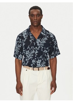 Tommy Hilfiger Koszula Bowling Shirt Print UM0UM03227 Granatowy Regular Fit ze sklepu MODIVO w kategorii Koszule męskie - zdjęcie 182598732