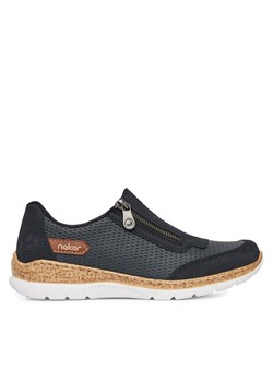 Rieker Sneakersy N42F3-14 Granatowy ze sklepu MODIVO w kategorii Buty sportowe damskie - zdjęcie 182598783