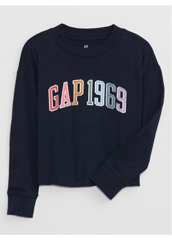 Gap Bluza 788206-00 Granatowy Regular Fit ze sklepu MODIVO w kategorii Bluzy dziewczęce - zdjęcie 182598890