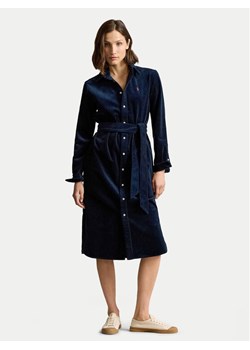 Polo Ralph Lauren Sukienka koszulowa 211941474005 Granatowy Regular Fit ze sklepu MODIVO w kategorii Sukienki - zdjęcie 182598974