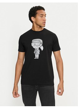 KARL LAGERFELD T-Shirt 755066 544242 Czarny Regular Fit ze sklepu MODIVO w kategorii T-shirty męskie - zdjęcie 182599080