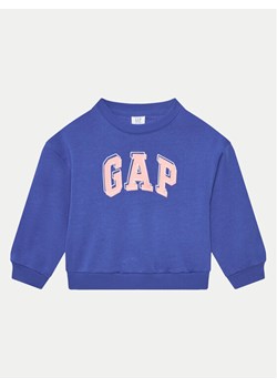 Gap Bluza 746173-01 Niebieski Relaxed Fit ze sklepu MODIVO w kategorii Bluzy chłopięce - zdjęcie 182599181