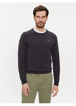Aeronautica Militare Sweter 241MA1488L506 Szary Slim Fit ze sklepu MODIVO w kategorii Swetry męskie - zdjęcie 182599191