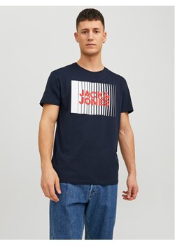 Jack&Jones T-Shirt Corp 12233999 Granatowy Standard Fit ze sklepu MODIVO w kategorii T-shirty męskie - zdjęcie 182599303