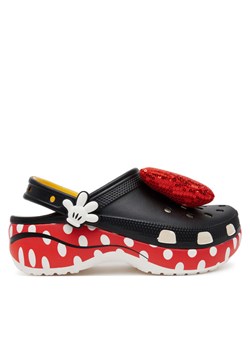 Crocs Klapki Minnie Cls Platform Clg W 209896 Czarny ze sklepu MODIVO w kategorii Klapki damskie - zdjęcie 182599403