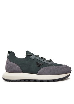 Emporio Armani Sneakersy X4X659 XR105 U213 Zielony ze sklepu MODIVO w kategorii Buty sportowe męskie - zdjęcie 182599412