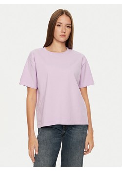 American Vintage T-Shirt Fizvalley FIZ02AH24 Fioletowy Loose Fit ze sklepu MODIVO w kategorii Bluzki damskie - zdjęcie 182599483