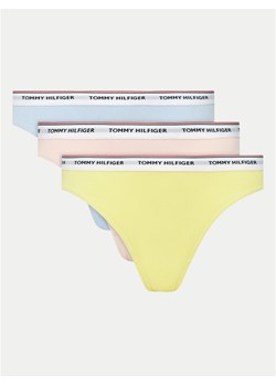 Tommy Hilfiger Komplet 3 par fig klasycznych UW0UW04895 Kolorowy ze sklepu MODIVO w kategorii Majtki damskie - zdjęcie 182599520