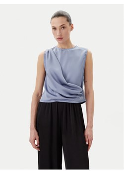 Eleh Bluzka ESS250183 Niebieski Regular Fit ze sklepu MODIVO w kategorii Bluzki damskie - zdjęcie 182599603