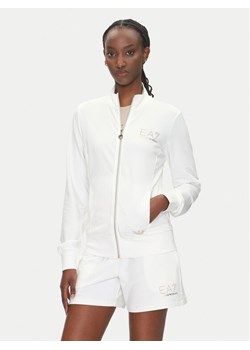 EA7 Emporio Armani Bluza 8NTM43 TJ9RZ U0005 Biały Regular Fit ze sklepu MODIVO w kategorii Bluzy damskie - zdjęcie 182599631