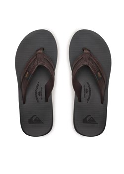 Quiksilver Japonki AQYL100886 Brązowy ze sklepu MODIVO w kategorii Klapki męskie - zdjęcie 182599650