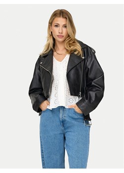 ONLY Kurtka z imitacji skóry Vera 15321935 Czarny Regular Fit - id: 0000304497407 - marki ONLY - 182599681 ONLY Kurtka z imitacji skóry Vera 15321935 Czarny Regular Fit ze sklepu MODIVO w kategorii Kurtki damskie - zdjęcie 182599681