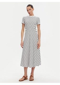 Tommy Hilfiger Sukienka codzienna WW0WW44547 Biały Regular Fit ze sklepu MODIVO w kategorii Sukienki - zdjęcie 182599684